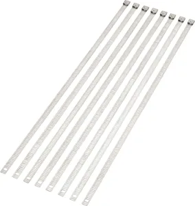 MOOSE OFFROAD HARD-PARTS 14" CABLE TIES LADDER STYLE STAINLESS STEEL 8-PACK