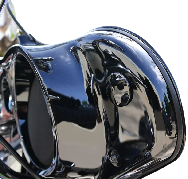 LA Choppers COVERS MIRROR MT BK 96-19