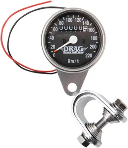 Drag Specialties 2.4" Mini Mechanical Speedometer