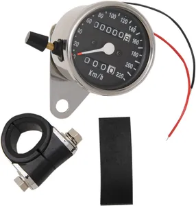 Drag Specialties SPEEDO 2:1 W/TRP BLK KM/H