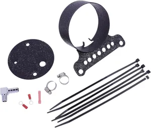 Drag Specialties MOUNT GAGE WRNKL B SINGLE