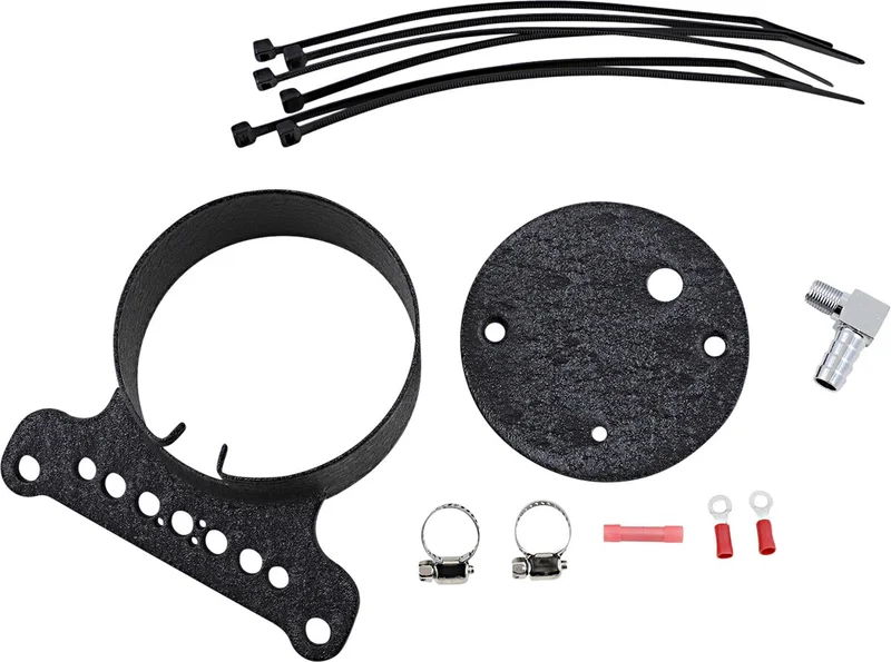 Drag Specialties MOUNT GAGE WRNKL B SINGLE