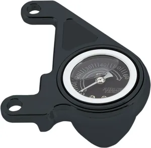 Arlen Ness GAUGE OIL 99-17 TC BLK