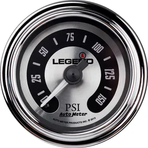 Legend Air Suspension GAUGE AIR FLHT 99-13 ALUMINUIM