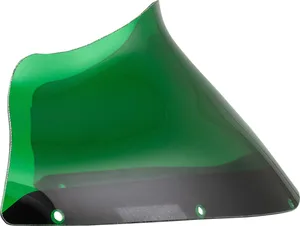 Klock Werks Kolor Flare® Windshield for FXRP Fairing<br><ul><li>The Flare® for FXRP style fairings is designed to enhance the bodylines of the fairing while adding performance you can feel</li><li>The innovative design of the Flare® features “hips” at the outer edge of the shield that re-route the air to add downforce to the front of the bike, improving stability vs riding with a stock shield</li><li>The “flip” at the top of the Flare® is designed to kick the air up and back as “clean”, less turbulent air for the rider and passenger</li><li>Kolor Flare® Windshields have a vibrant fluorescent edge to give your motorcycle a little extra pop and are made from a high-quality acrylic</li><li>Pre-drilled for easy mounting using stock windshield hardware</li><li>Made in the USA</li><li>Use only gentle cleaners like Shine Werks or mild soapy water to protect the tint and coating. Harsh ammonia, alcohol or solvent-based cleaners like Windex can strip wax and UV protection. If using dish soap, always follow up with a wax-based cleaner like Shine Werks to maintain performance.</li></ul>