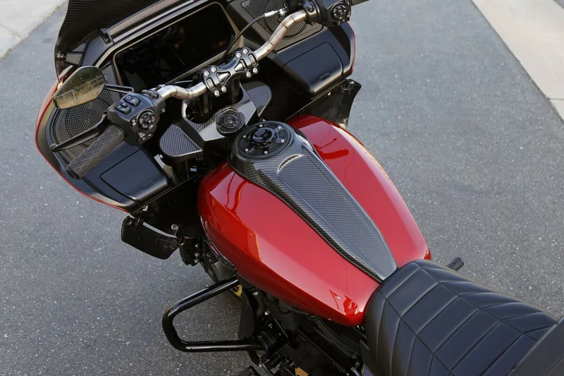Arlen Ness DASH PANEL - FLT 24-UP - CARBO