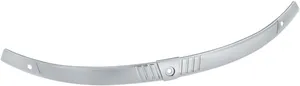 Kuryakyn Tri-Line Windshield Trim<br><ul><li>Stylish, clean accent addresses transition from fairing to windshield</li><li>Simple peel-and-stick installation</li><li>Chrome-plated ABS construction</li><li>Includes polished stainless installation hardware</li></ul>
