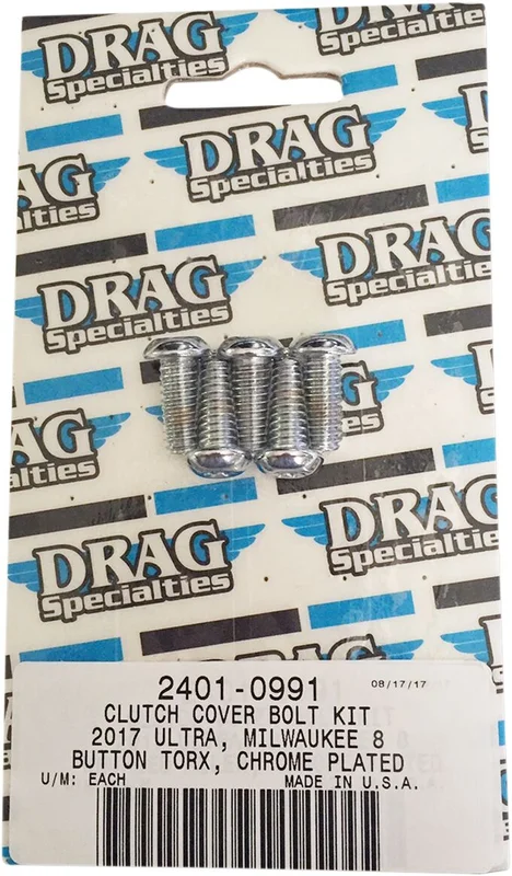 Drag Specialties BOLT KIT M8CLUTCH TORX CH