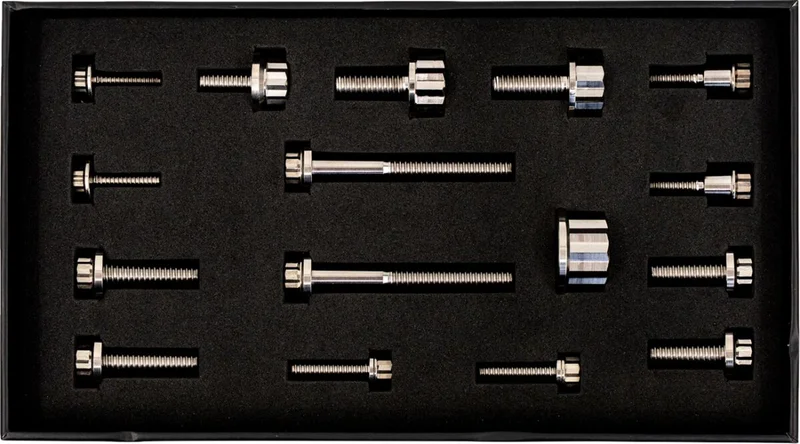 Trask Performance HARWARE KIT TITANIUM M8 PEG MO