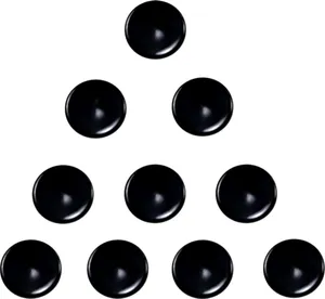 Drag Specialties COVER BOLT 1/4 BTN ALN BK