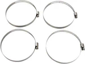 MOOSE OFFROAD HARD-PARTS HOSE CLAMPS 58-83MM 4-PACK