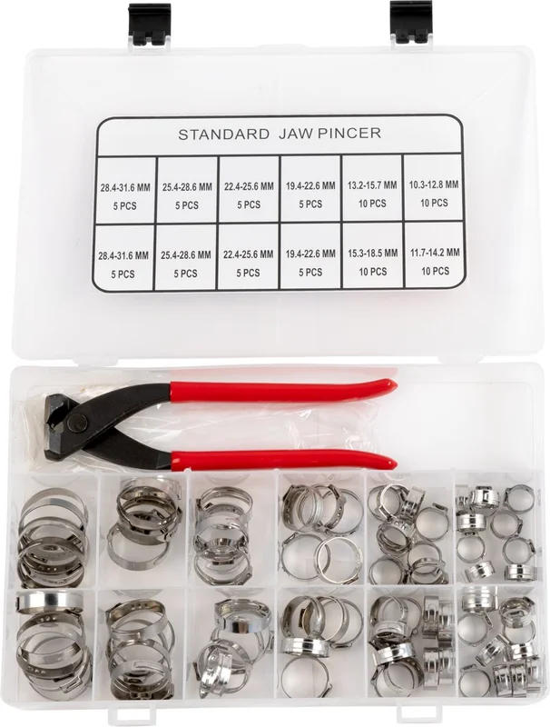 Moose Offroad KIT, EAR CLAMP ASSORTMENT W JAW PINCER