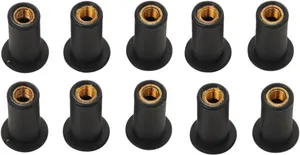 Drag Specialties NUT WELL (5027)10-32 10PK
