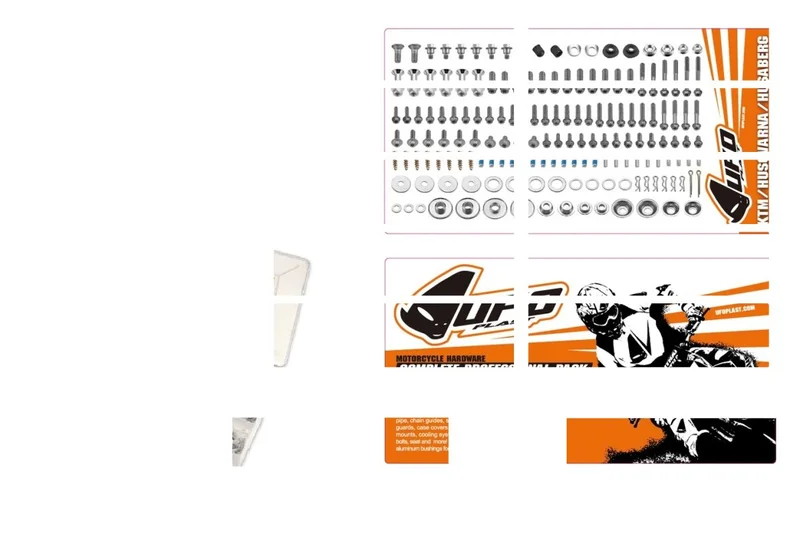 UFO COMPLETE HARDWARE ASSORTMENT KTM-HUSQVARNA