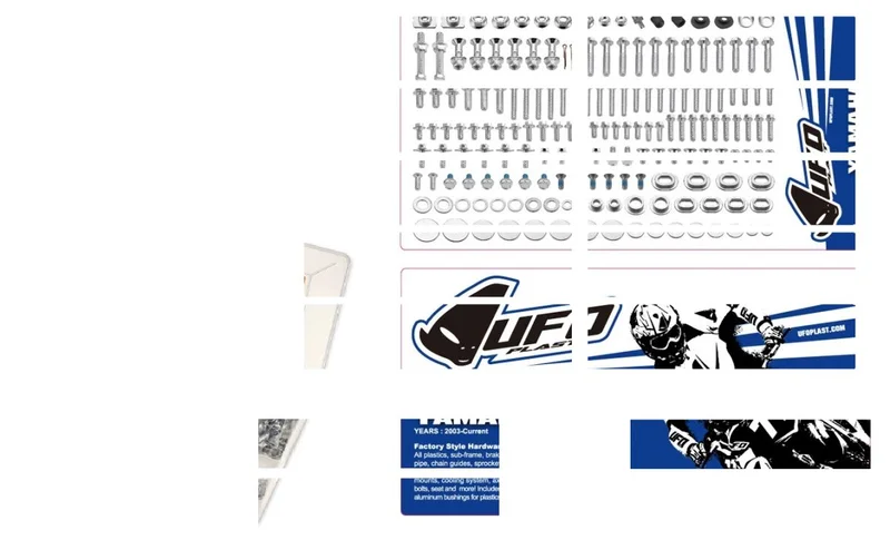 UFO COMPLETE HARDWARE ASSORTMENT YAMAHA