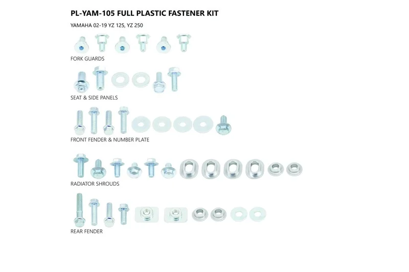 UFO PLAST FASTNR YZ125 02-