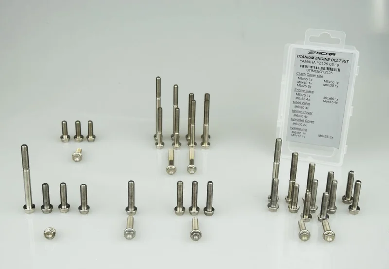 SCAR TI ENGINE BOLTS CRF25022