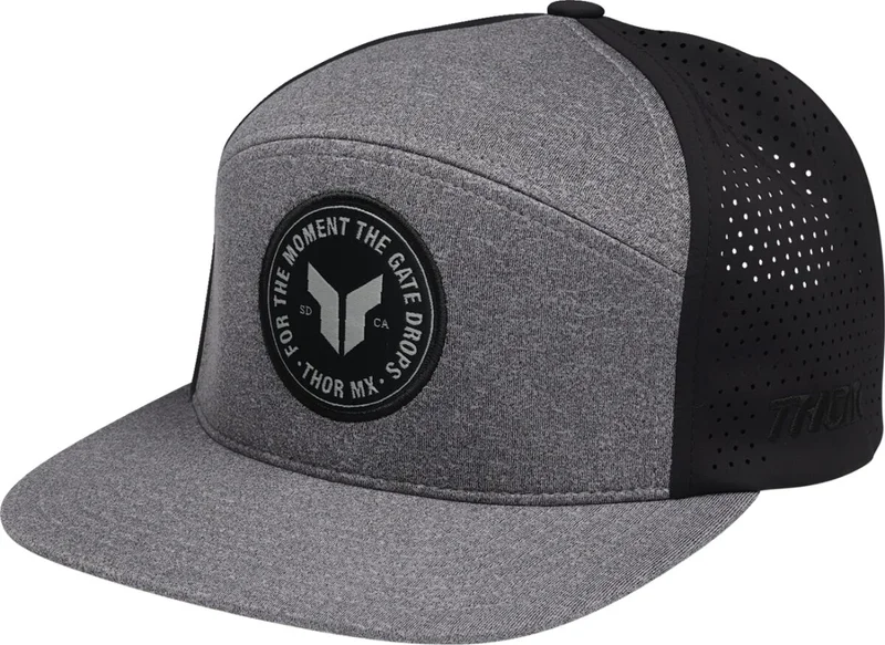 THOR HAT BADGE HTR GY/BLACK
