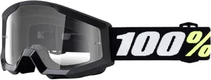 100% GOGGLE STRATA MINI BK/CL