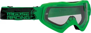 MOOSE RACING GOGGLE QUALFR AGROID GREEN