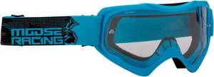 MOOSE RACING GOGGLE QUALFR AGROID BLUE