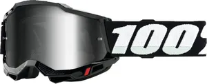 100% GOGGLE AC2 JR BLACK MIR SIL