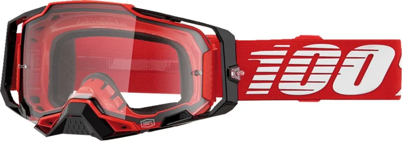 100% GOGGLE ARMEGA RED CLR