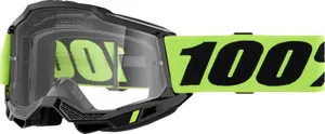 100% GOGGLE ACCURI 2 NEON YEL CLR