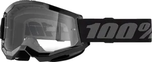 100% GOGGLE STRATA 2 BLACK CLR