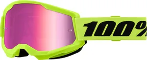 100% GOGGLE ST2 NEON YEL MR PK
