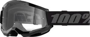 100% GOGGLE STRATA 2 JR BLACK CLR