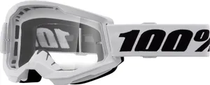 100% GOGGLE STRATA 2 JR WHITE CLR