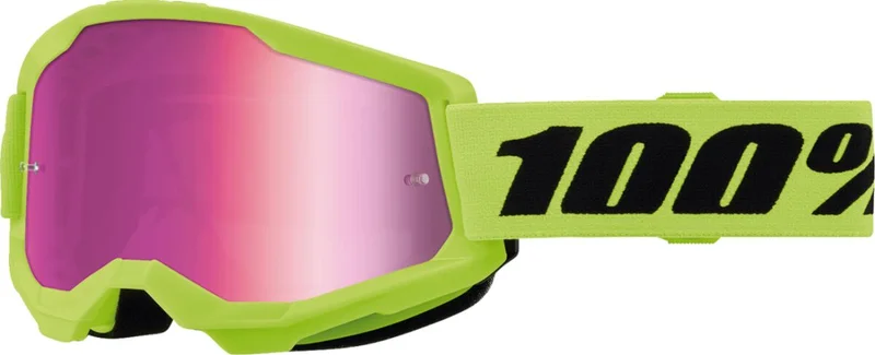 100% GOG ST2 JR NEON YL MR PK