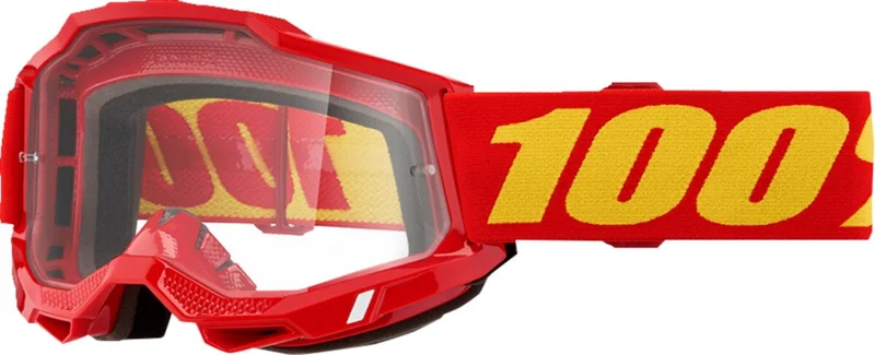 100% GOGGLE AC2 OTG RED CLR