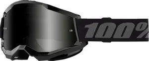 100% GOGGLE STRATA 2 SAND BLACK SMK