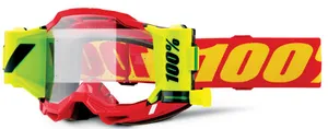 100% GOGGLE ACCURI 2 FORECAST RED