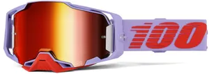100% GOGGLE ARMEGA FAUSTO - RED MIR