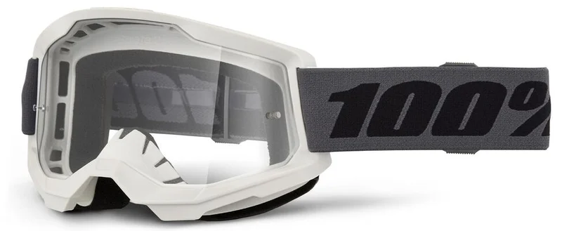 100% GOGGLE STRATA 2 GREY - CLEAR