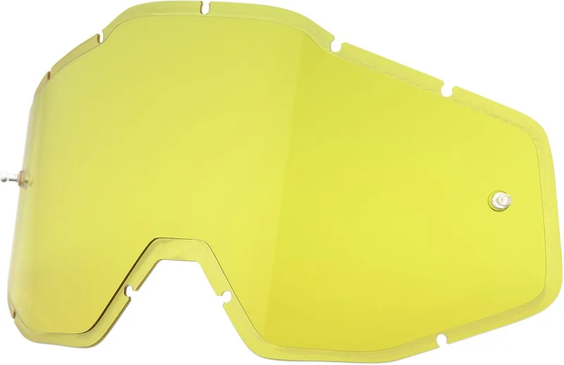 100% HD YELLOW ANTI-FOG INJECTED REPLACEMENT LENS FOR 100% GOGGLES