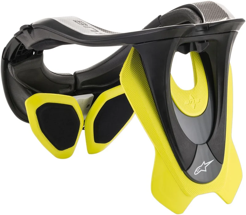 ALPINESTARS BNS TECH-2 NECK SUPPORT BLACK/YELLOW XS/S/M