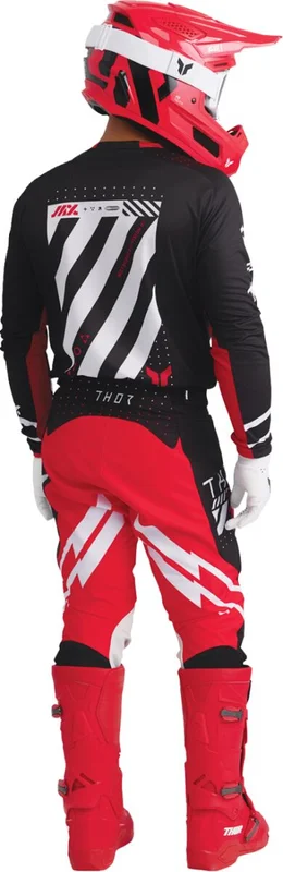 THOR PANT LAUNCHMODE FUTURA BLACK/RED 28