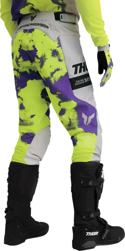 THOR PANT LAUNCHMODE BLEACH GRAY/ACID 44