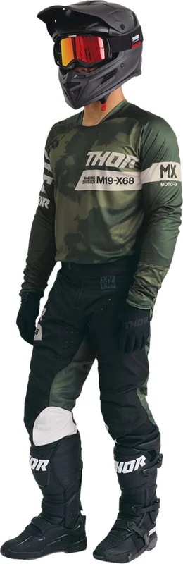 THOR PANT LAUNCHMODE BLEACH BLACK/CAMO 36