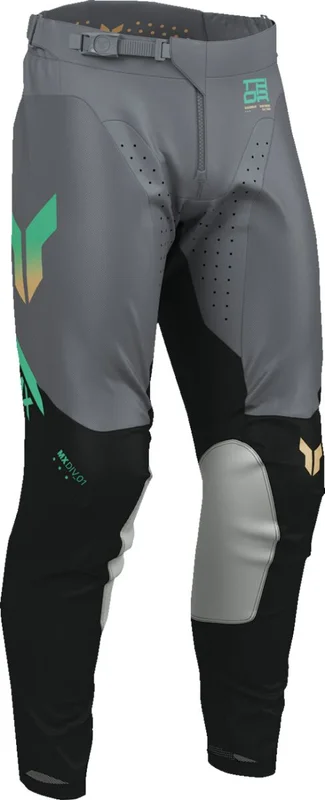 THOR PANT LAUNCHMODE-VENT RAPTOR BLK/CHAR 36