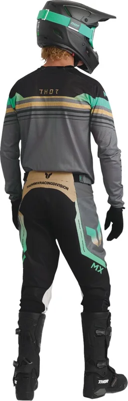 THOR PANT LAUNCHMODE-VENT RAPTOR BLK/CHAR 36