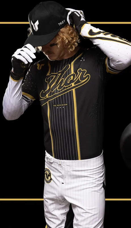 THOR PANTS SPORTMODE BALLER BLACK/GOLD 36