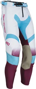 MOOSE RACING PANT ALPHA ONE WHITE/PURPLE