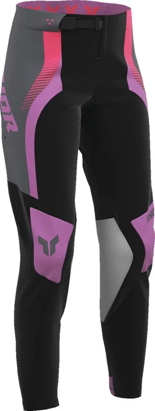 THOR PANT WMN SPORTMODE VELOCITY BLK/ORCH 1/2
