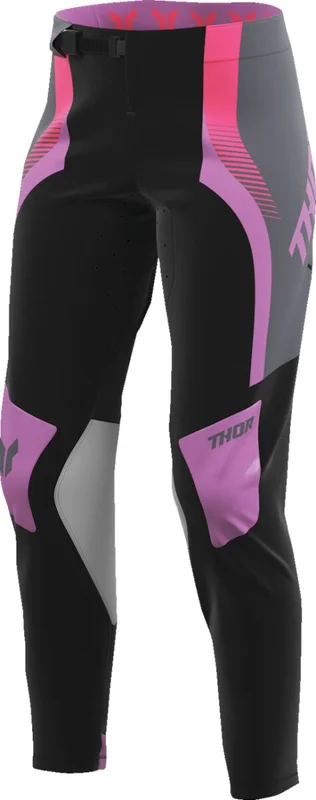 THOR PANT WMN SPORTMODE VELOCITY BLK/ORCH 1/2