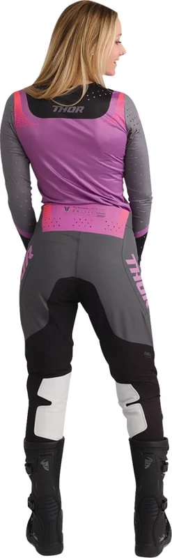 THOR PANT WMN SPORTMODE VELOCITY BLK/ORCH 1/2